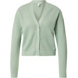 QS - Gebreid Vest - Lichtgroen - Casual Cardigan