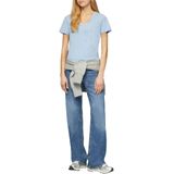 T-shirt - Katoen - V-hals