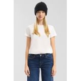 Q/S designed by - T-shirt - Vrouwen - 9999 GREY/BLACK