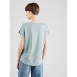 Q/S designed by - T-shirt - Lind green - Met Kant Bij De Hals