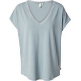 Q/S designed by - T-shirt - Lind green - Met Kant Bij De Hals