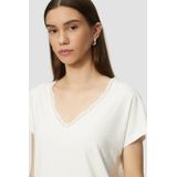 Q/S by s.Oliver - Top - Wit - Korte Mouwen - V-hals