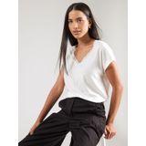 Q/S by s.Oliver - Top - Wit - Korte Mouwen - V-hals