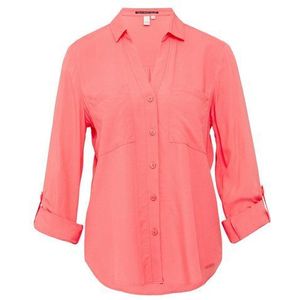 QS Hemdbluse, mit Turn-Up Ärmeln