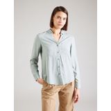 Blouse - Geweven Stof - Lichte Kwaliteit - Ronde Hals - Plooi Op Rug