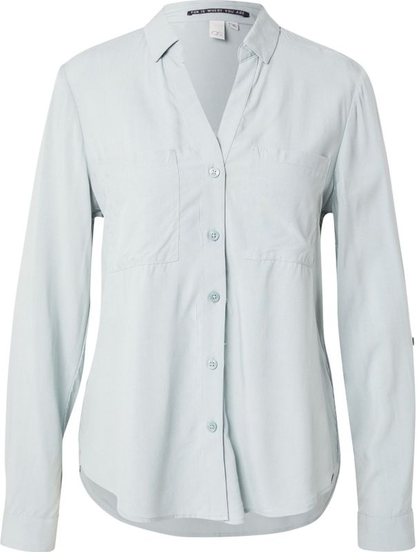 Blouse - Geweven Stof - Lichte Kwaliteit - Ronde Hals - Plooi Op Rug