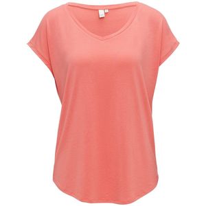 Q/S Designed By - T-shirt - Rood - Katoen