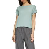 QS - Shirt - Wit - Effen - Kwartmouw - Losse Pasvorm