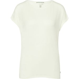 QS - Shirt - Wit - Effen - Kwartmouw - Losse Pasvorm