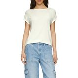 Shirt - Effen - Jersey - Ronde Hals - Kwartmouw - Losse Pasvorm