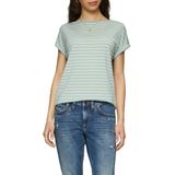 Shirt - Effen - Jersey - Ronde Hals - Kwartmouw - Losse Pasvorm