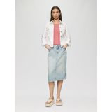 Gebreide Trui - Slim-Fit - Katoen - 3/4 Mouwen - Ajourpatroon