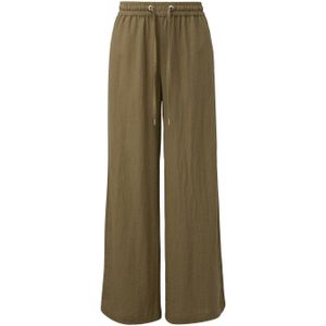 Pantalon - Linnenblend - Lichtgrijs