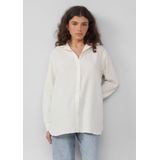 Blouse - Oversize - Musselin - Lichtgrijs