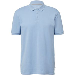 T-shirt - Effen - Katoen - Polokraag - Kwartmouw - Normale Pasvorm