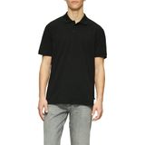 T-shirt - Effen - Katoen - Polokraag - Kwartmouw - Normale Pasvorm