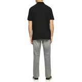 T-shirt - Effen - Katoen - Polokraag - Kwartmouw - Normale Pasvorm