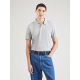 Shirt - Katoen - Poloshirt - Mélange - Knoopsluiting, Normale Pasvorm