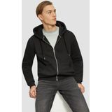 Q/S designed by - Hoodie - Zwart - Met Capuchon - Steekzakken - Metalen Ritssluiting