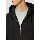 Q/S designed by - Hoodie - Zwart - Met Capuchon - Steekzakken - Metalen Ritssluiting