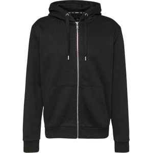 Q/S designed by - Hoodie - Zwart - Met Capuchon - Steekzakken - Metalen Ritssluiting