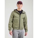 QS - Tussenjas - Olijfgroen - Softshell - Met Capuchon