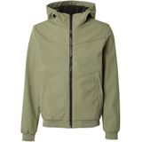 QS - Tussenjas - Olijfgroen - Softshell - Met Capuchon