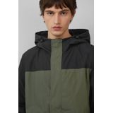 Buitenjas - Windjack - Met Vaste Capuchon - Comfortabele Katoenmix - Tussenjassen