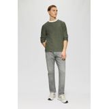 Q/S by s.Oliver - Trui - Olijfgroen - Fijn Gebreid