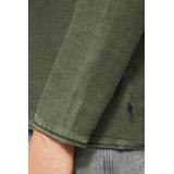 Q/S by s.Oliver - Trui - Olijfgroen - Fijn Gebreid