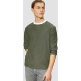 Q/S by s.Oliver - Trui - Olijfgroen - Fijn Gebreid