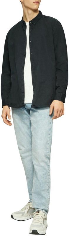 Q/S by s.Oliver - Casual Overhemd - Groen - 100% Katoen