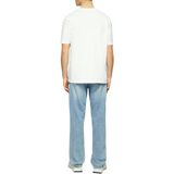 Shirt - Effen - Jersey - Ronde Hals - Kwartmouw - Normale Pasvorm