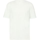 Shirt - Effen - Jersey - Ronde Hals - Kwartmouw - Normale Pasvorm