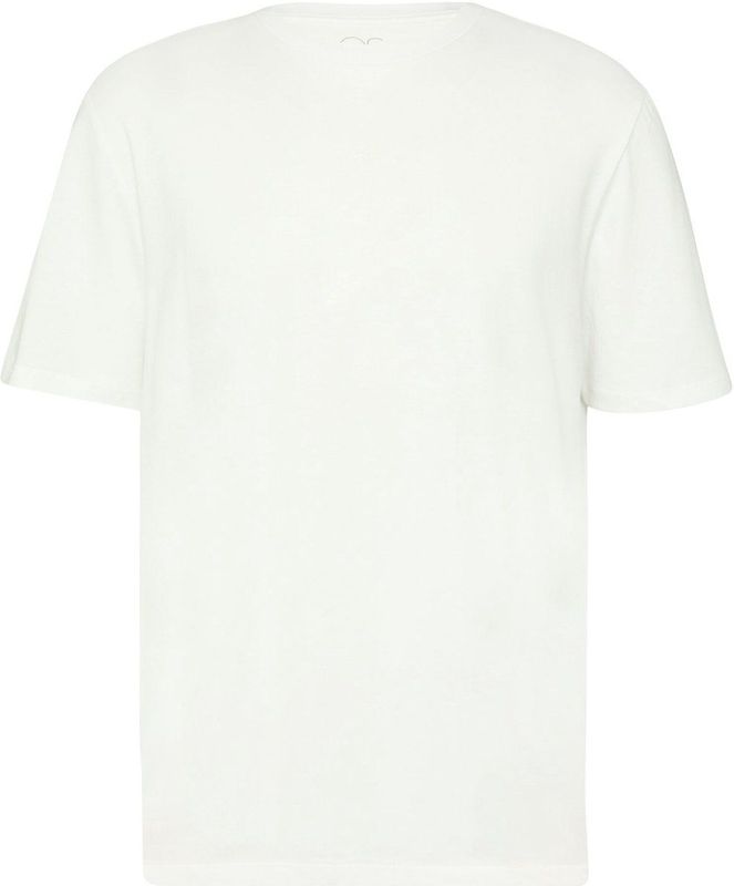 Shirt - Effen - Jersey - Ronde Hals - Kwartmouw - Normale Pasvorm