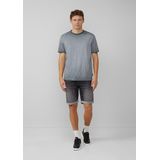 QS - John - Korte Broek - Grijs - Denim, 5-Pocket-Style, Ritssluiting, Regular Pasvorm, Heavy Washed