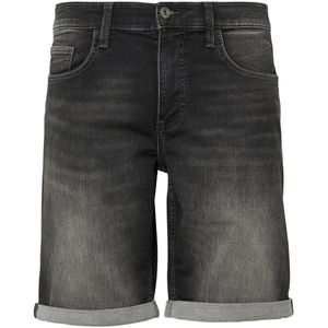 Stretchbroeken - Effen - Denim - Heavy Washed - Regular Pasvorm