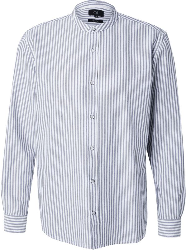 Overhemd - Gestreept - Katoen - Regular Fit - Stehkragen