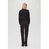 Sweater - Katoenmix - Zwart - Losse Pasvorm