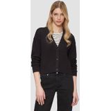 Sweater - Katoenmix - Zwart - Losse Pasvorm