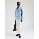 Jack - Effen - Denim - Losse Pasvorm - Contrasterende Naden