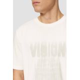 QS Shirt  crème / pastelgroen