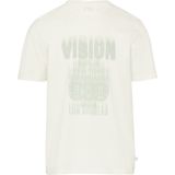 QS Shirt  crème / pastelgroen