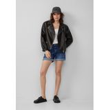 Denim Broek - Slim-fit - Katoenmix - Korte Broeken