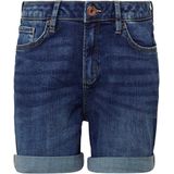 Denim Broek - Slim-fit - Katoenmix - Korte Broeken