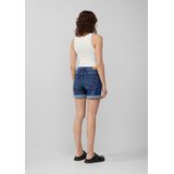 Denim Broek - Slim-fit - Katoenmix - Korte Broeken