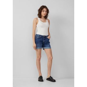 Denim Broek - Slim-fit - Katoenmix - Korte Broeken