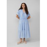 Jurk - Midi - Lichte Batist Stof - Vrouwelijk - Romantische Look