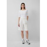 Bermuda - Gestreept - Broek - Crêpe Stof - Wijde Pijpen