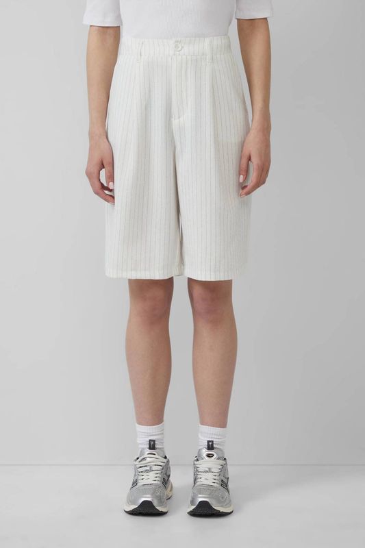 Bermuda - Gestreept - Broek - Crêpe Stof - Wijde Pijpen